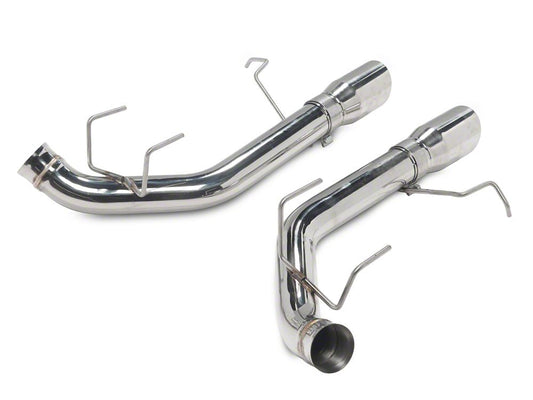 C&L Muffler Delete Axle-Back Exhaust with Polished Tips (11-14 Mustang GT)