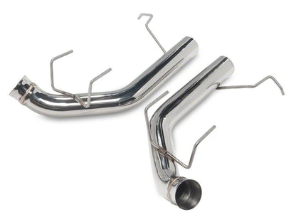 C&L Muffler Delete Axle-Back Exhaust with Polished Tips (11-14 Mustang GT)