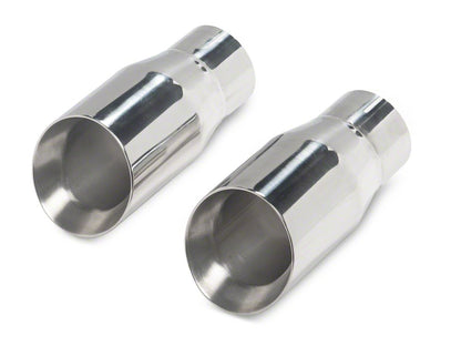 C&L Muffler Delete Axle-Back Exhaust with Polished Tips (11-14 Mustang GT)