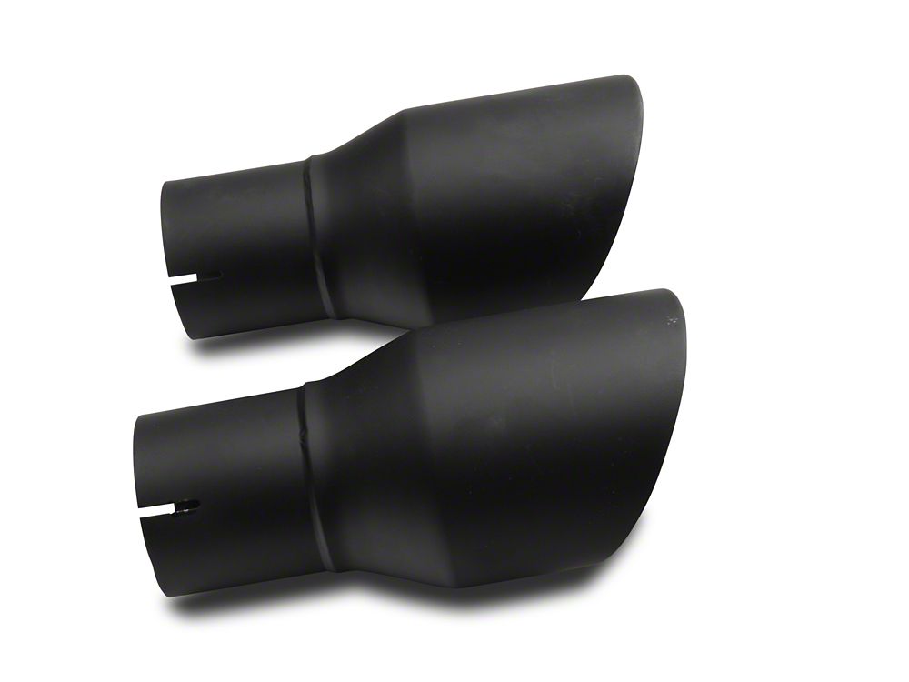 C&L Cat-Back Exhaust with Black Tips (15-17 Mustang GT Fastback)