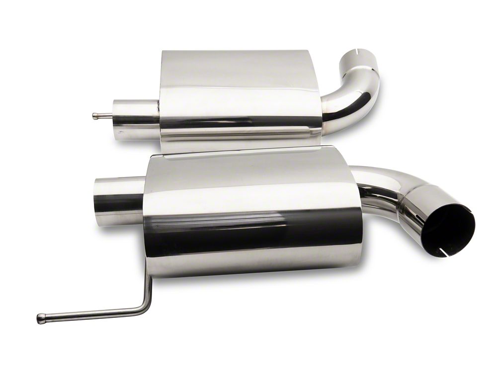 C&L Cat-Back Exhaust with Black Tips (15-17 Mustang GT Fastback)
