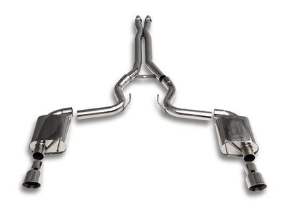 C&L Cat-Back Exhaust with Polished Tips (15-17 Mustang GT Fastback)