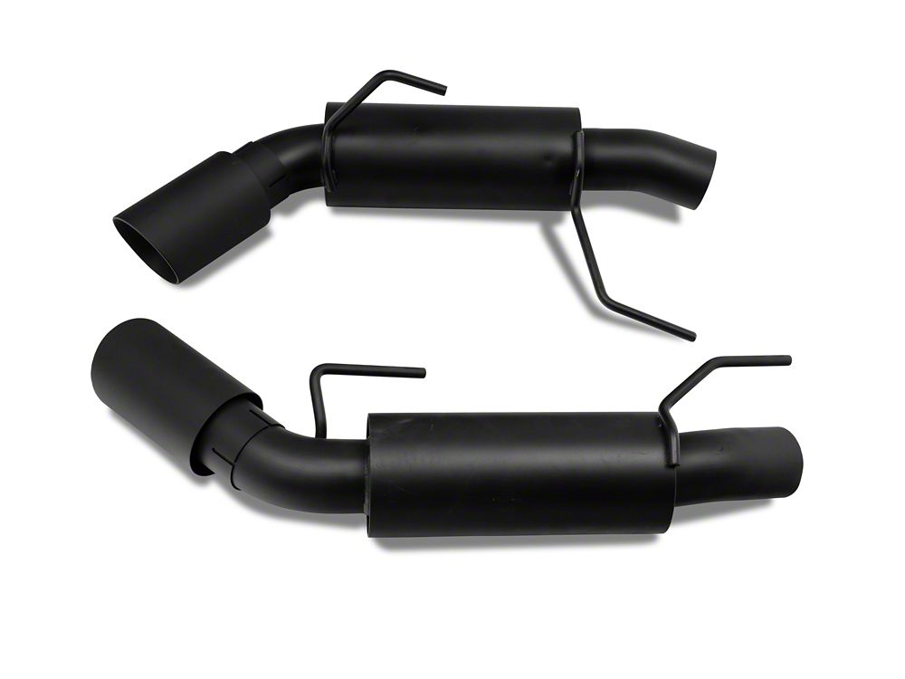 C&L Sport Axle-Back Exhaust with Black Tips (05-10 Mustang GT, GT500)