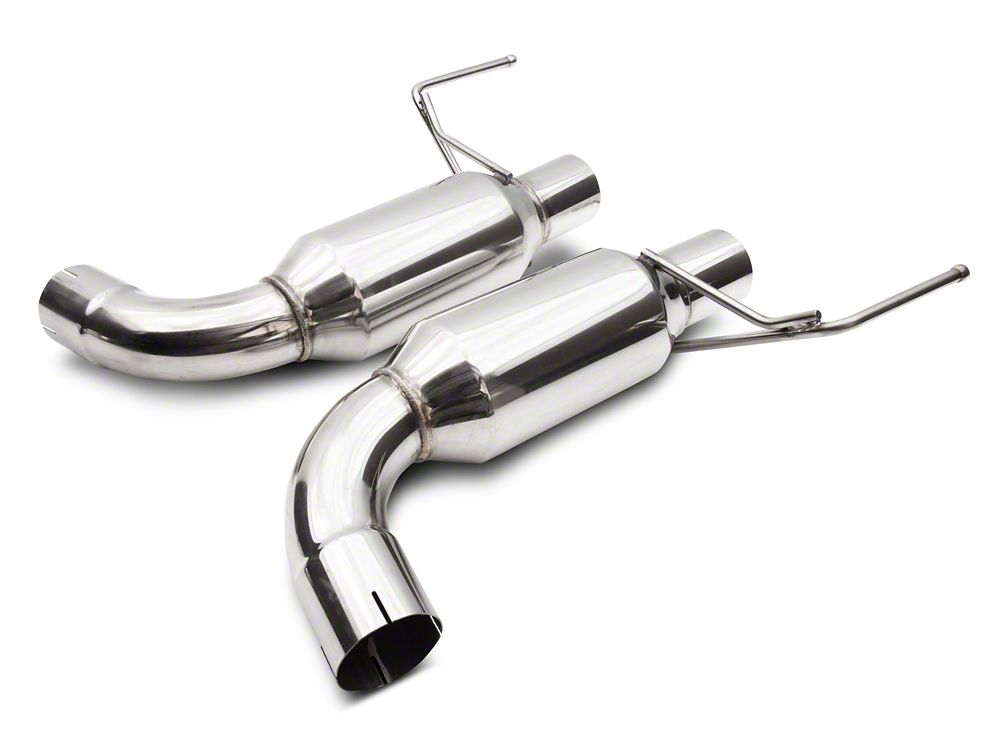 C&L Race Cat-Back Exhaust with Black Tips (15-17 Mustang GT Fastback)