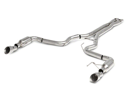 C&L Race Cat-Back Exhaust with Polished Tips (15-17 Mustang GT Fastback)