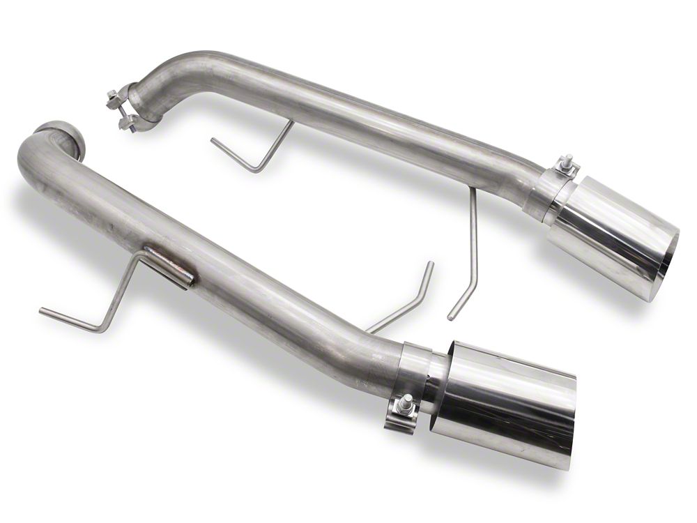 C&L Muffler Delete Axle-Back with Polished Tips (11-14 Mustang V6)