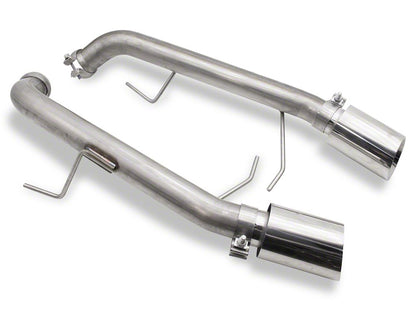 C&L Muffler Delete Axle-Back with Polished Tips (11-14 Mustang V6)