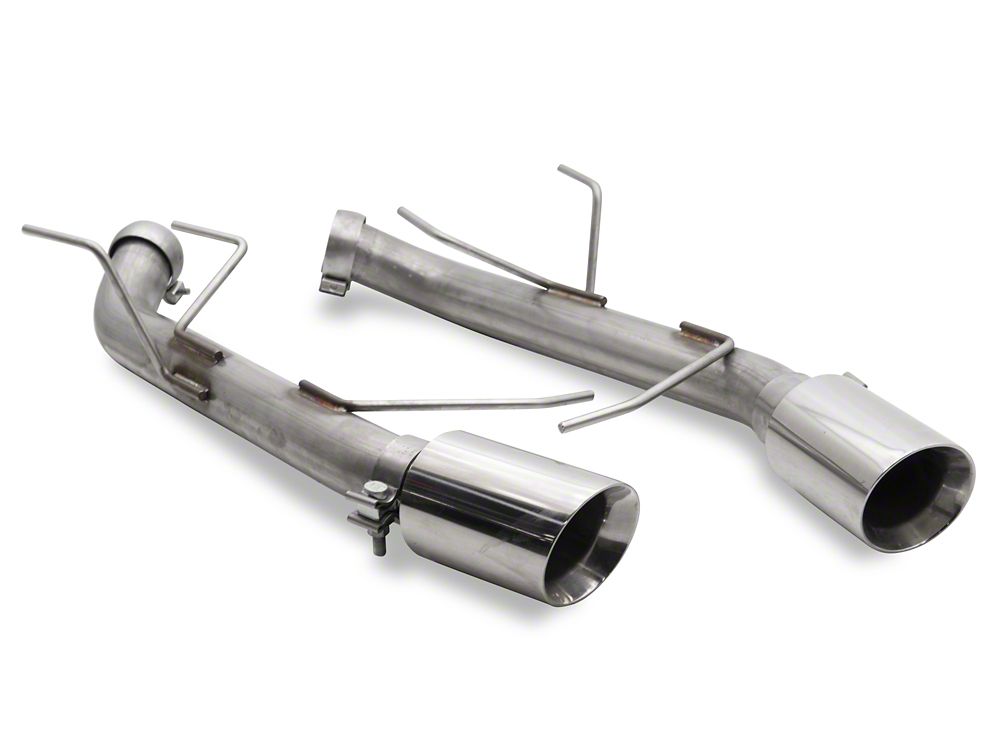 C&L Muffler Delete Axle-Back with Polished Tips (11-14 Mustang V6)