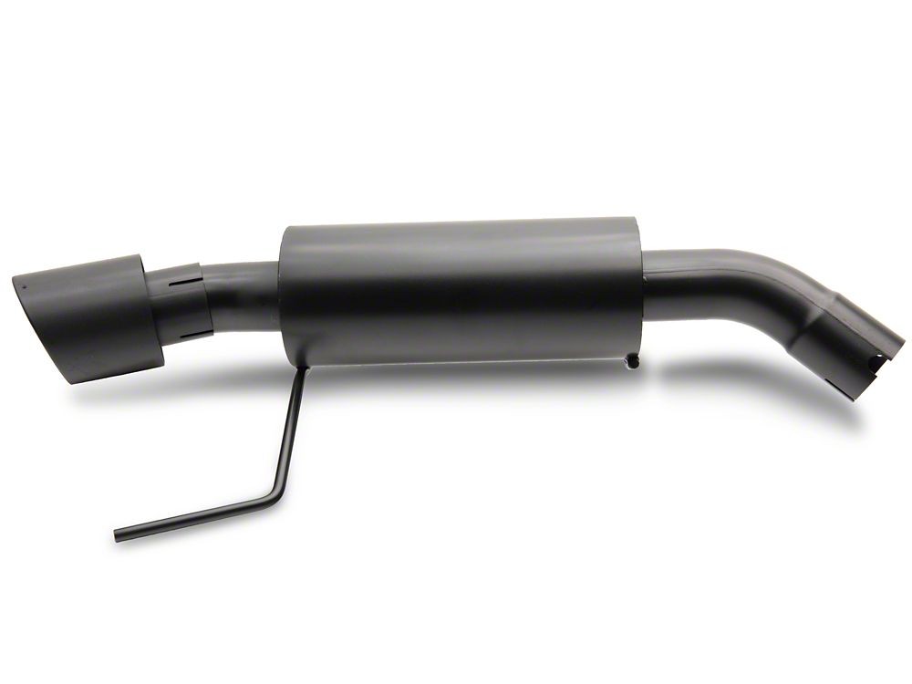 C&L Sport Axle-Back Exhaust with Black Tip (05-10 Mustang V6)