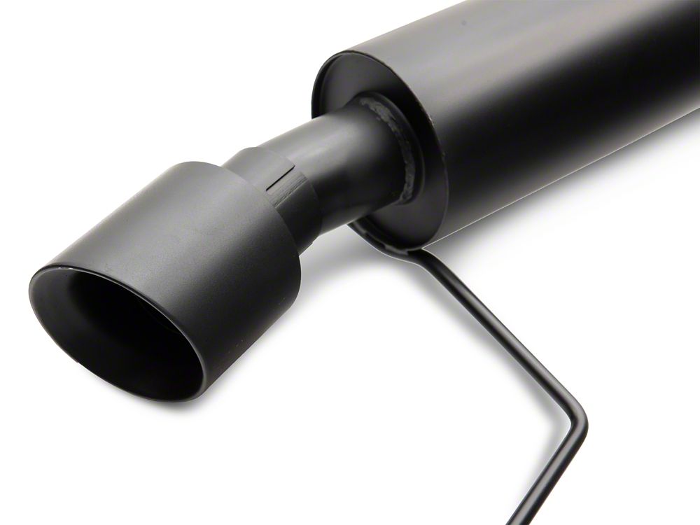C&L Sport Axle-Back Exhaust with Black Tip (05-10 Mustang V6)