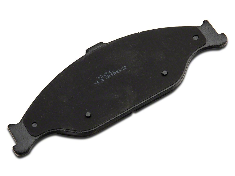 C&L Super Sport Brake Rotor and Pad Kit; Front (99-04 Mustang GT, V6)