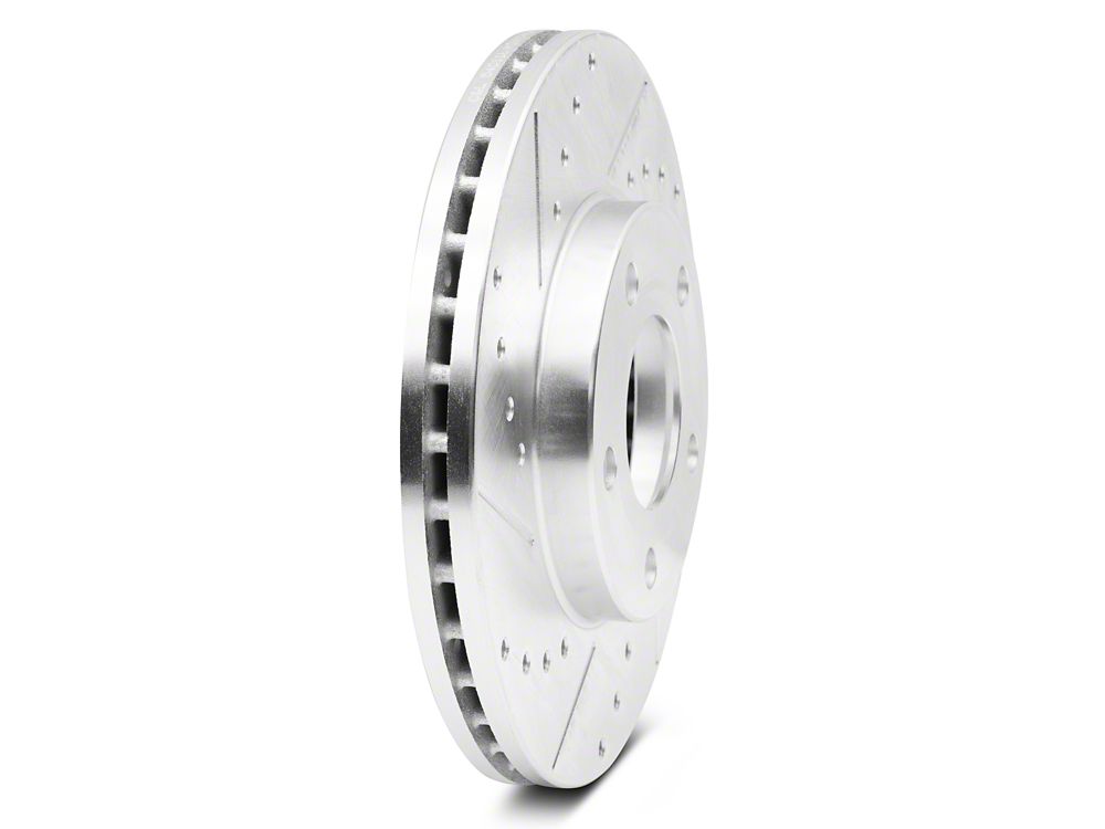 C&L Super Sport Brake Rotor and Pad Kit; Front (99-04 Mustang GT, V6)