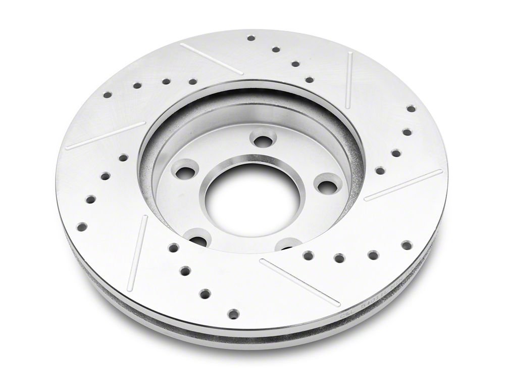 C&L Super Sport Brake Rotor and Pad Kit; Front (99-04 Mustang GT, V6)