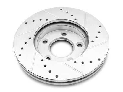 C&L Super Sport Brake Rotor and Pad Kit; Front (99-04 Mustang GT, V6)