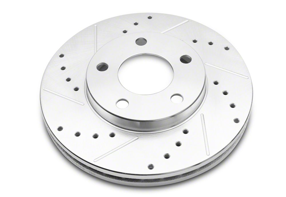C&L Super Sport Brake Rotor and Pad Kit; Front (99-04 Mustang GT, V6)