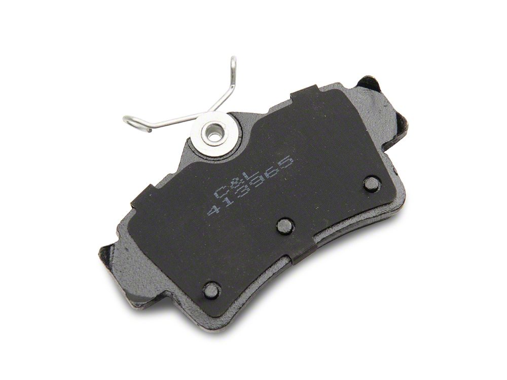 C&L Super Sport Ceramic Brake Pads; Rear Pair (94-04 Mustang GT, V6)