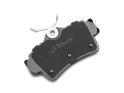 C&L Super Sport Ceramic Brake Pads; Rear Pair (94-04 Mustang GT, V6)
