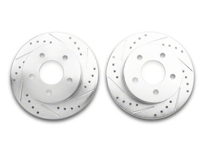 C&L Super Sport Brake Rotor and Pad Kit; Rear (94-04 Mustang GT, V6)
