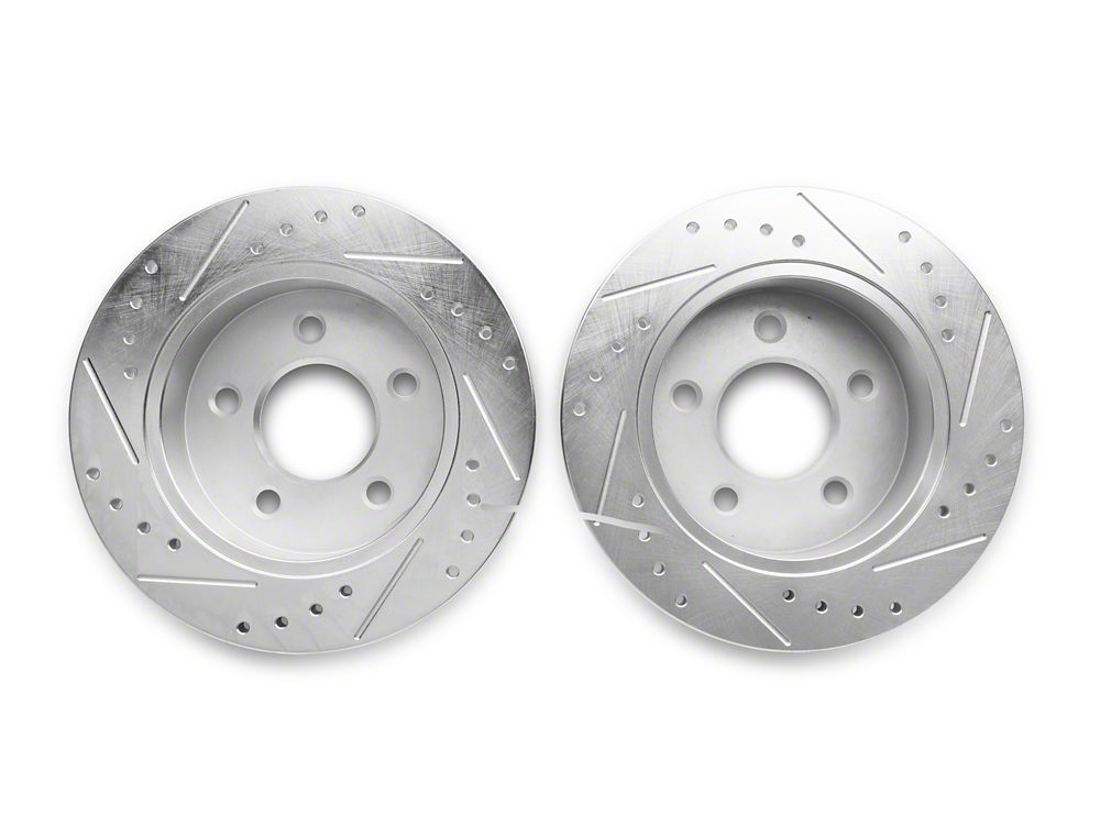 C&L Super Sport Brake Rotor and Pad Kit; Rear (94-04 Mustang GT, V6)