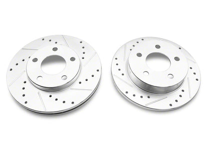 C&L Super Sport Brake Rotor and Pad Kit; Front and Rear (99-04 Mustang GT, V6)