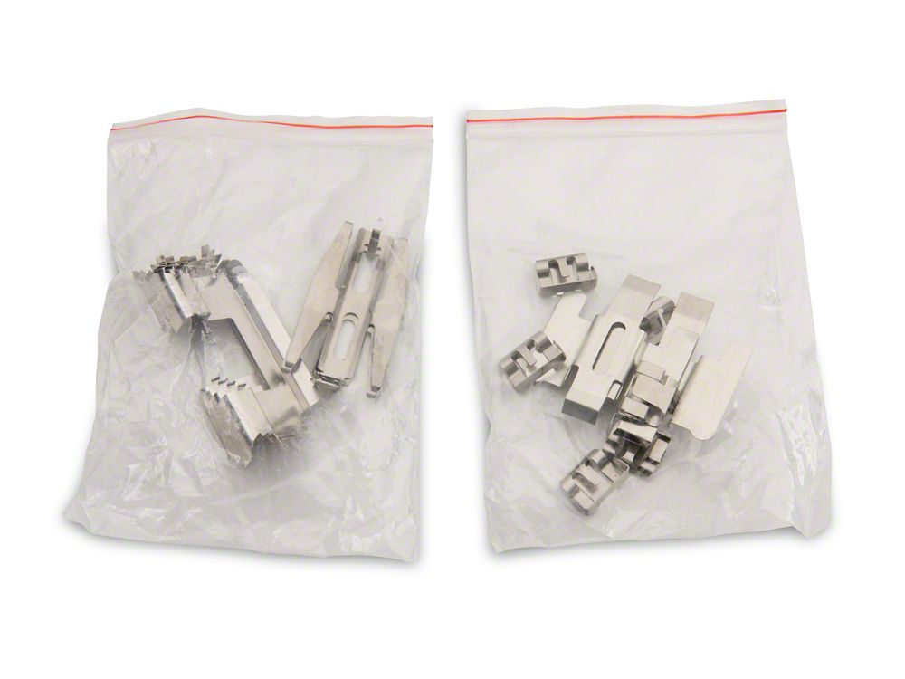 C&L Super Sport Brake Rotor and Pad Kit; Front and Rear (99-04 Mustang GT, V6)