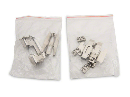 C&L Super Sport Brake Rotor and Pad Kit; Front and Rear (99-04 Mustang GT, V6)