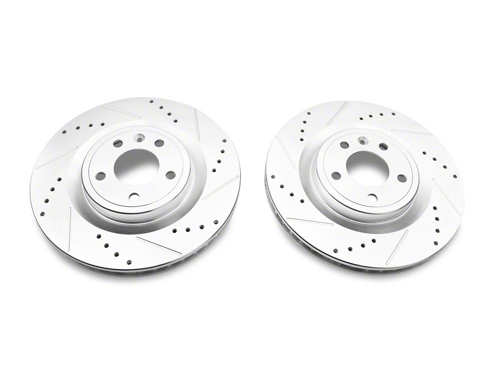 C&L Super Sport Brake Rotor and Pad Kit; Front (11-14 Mustang GT w/o Performance Pack)