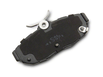 C&L Super Sport Ceramic Brake Pads; Rear Pair (11-14 Mustang GT w/o Performance Pack, V6)