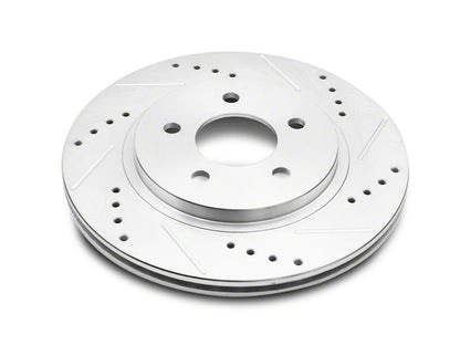 C&L Super Sport Brake Rotor and Pad Kit; Rear (11-14 Mustang GT w/o Performance Pack, V6)