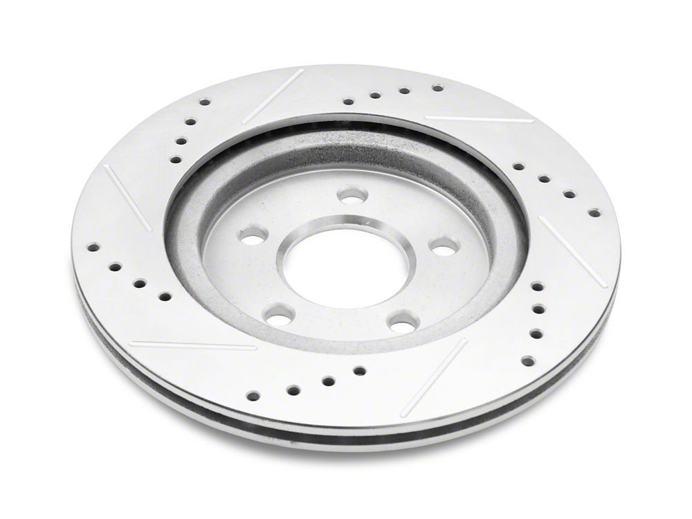 C&L Super Sport Brake Rotor and Pad Kit; Rear (11-14 Mustang GT w/o Performance Pack, V6)