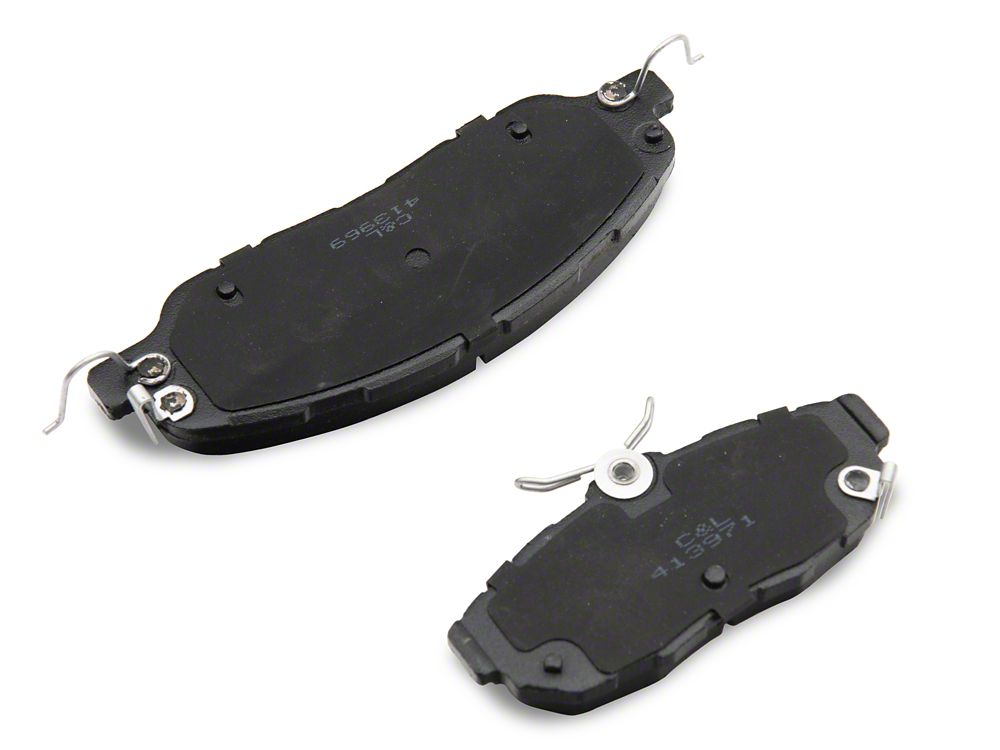 C&L Super Sport Brake Rotor and Pad Kit; Front and Rear (11-14 Mustang GT w/o Performance Pack)