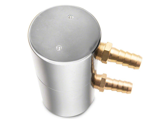 C&L Oil Separator; Polished; Driver Side (15-23 Mustang EcoBoost)