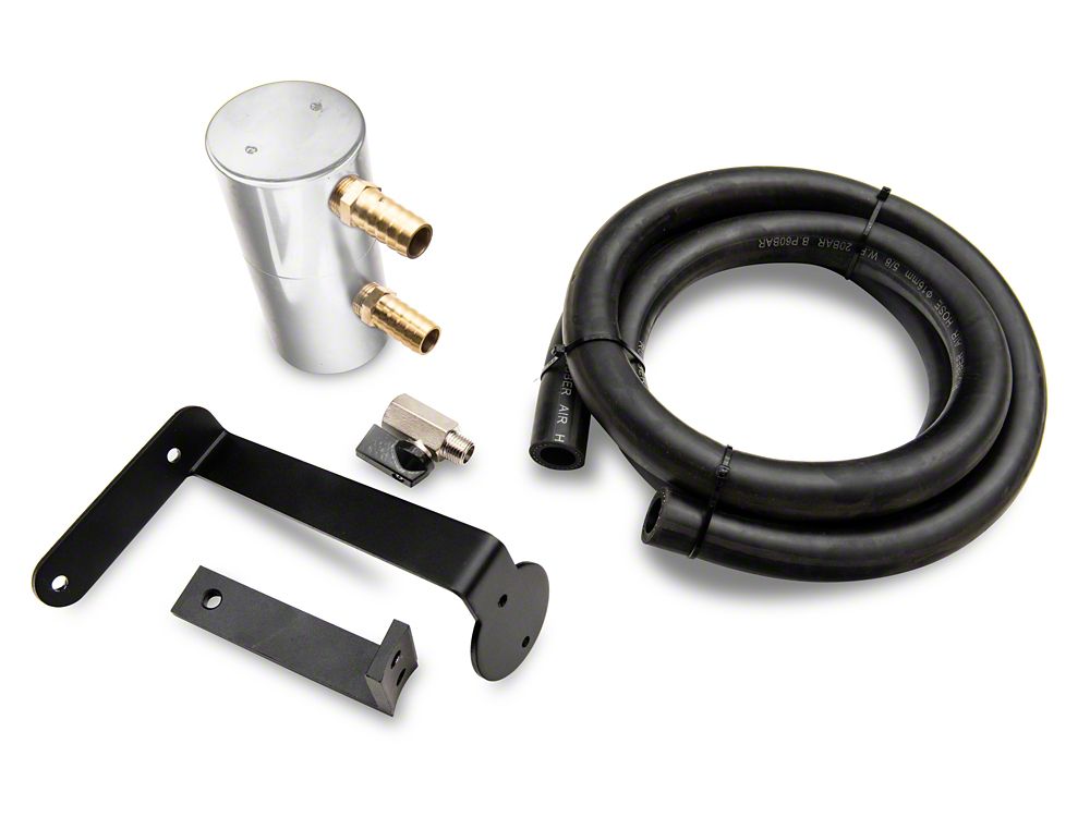 C&L Oil Separator; Polished; Passenger Side (11-17 Mustang GT; 12-13 Mustang BOSS 302; 15-20 Mustang GT350)