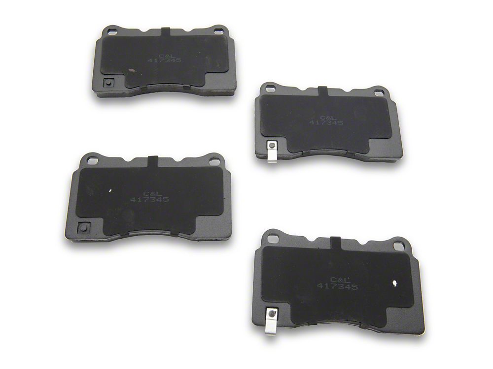 C&L Super Sport Ceramic Brake Pads; Front Pair (11-14 Mustang GT w/ Performance Pack; 12-13 Mustang BOSS 302; 07-12 Mustang GT500)