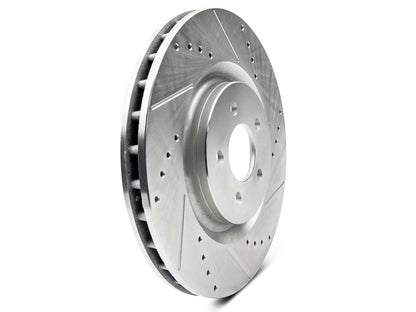 C&L Super Sport Cross-Drilled and Slotted Brake Rotor and Pad Kit; Front (11-14 Mustang GT w/ Performance Pack; 12-13 Mustang BOSS 302; 07-12 Mustang GT500)