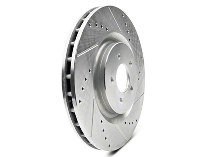 C&L Super Sport Cross-Drilled and Slotted Brake Rotor and Pad Kit; Front (11-14 Mustang GT w/ Performance Pack; 12-13 Mustang BOSS 302; 07-12 Mustang GT500)