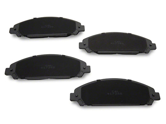 C&L Super Sport Ceramic Brake Pads; Front Pair (15-23 Mustang EcoBoost w/o Performance Pack, V6)