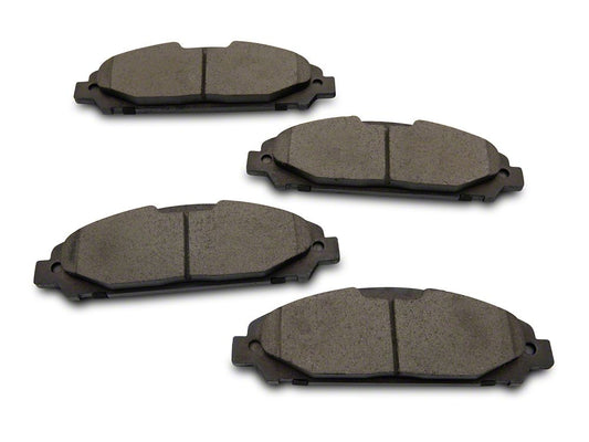 C&L Super Sport Cross-Drilled and Slotted Brake Rotor and Pad Kit; Front (15-23 Mustang EcoBoost w/o Performance Pack, V6)
