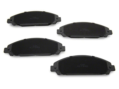 C&L Super Sport Cross-Drilled and Slotted Brake Rotor and Pad Kit; Front (15-23 Mustang EcoBoost w/o Performance Pack, V6)