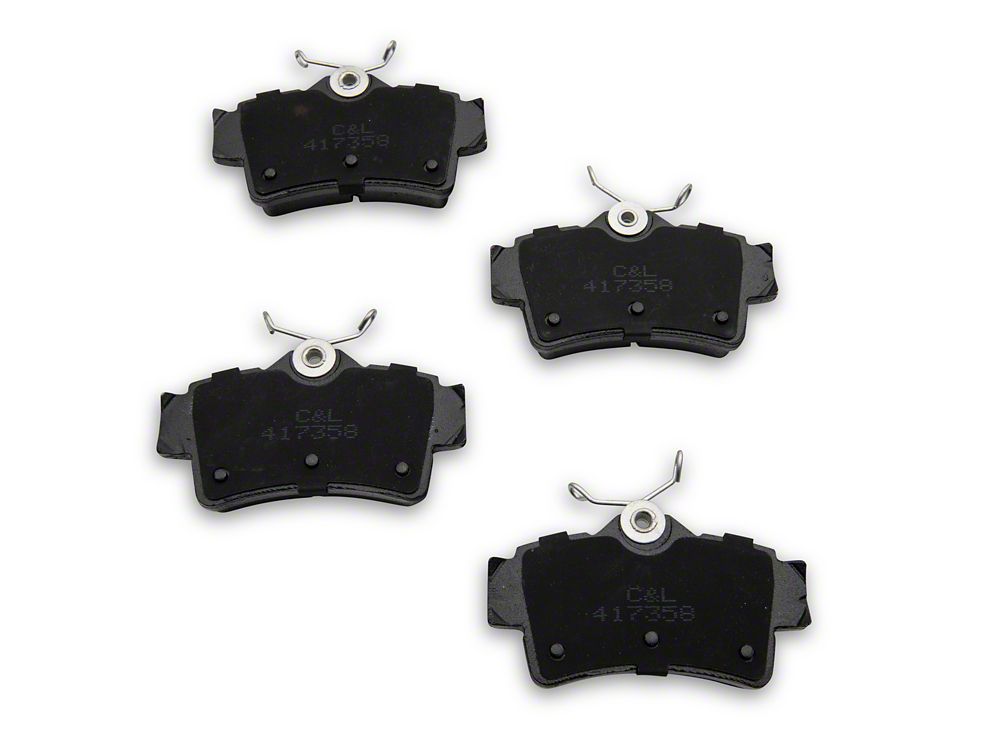C&L Super Sport Ceramic Brake Pads; Rear Pair (94-04 Mustang Cobra, Bullitt, Mach 1)