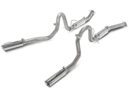 C&L Cat-Back Exhaust with Polished Tips (99-04 Mustang GT, Mach 1)