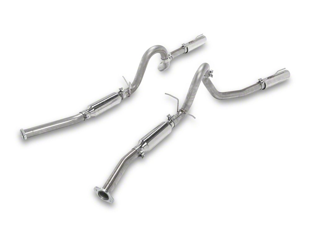C&L Cat-Back Exhaust with Polished Tips (99-04 Mustang GT, Mach 1)