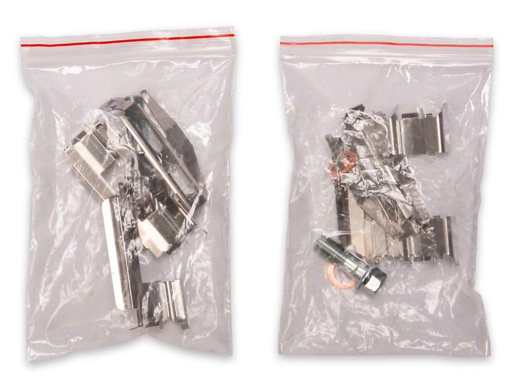 C&L Performance Series Front Brake Calipers; Red (99-04 Mustang GT, V6)