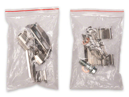 C&L Performance Series Front Brake Calipers; Red (99-04 Mustang GT, V6)