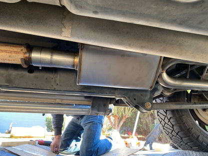 C&L Direct-Fit Performance Muffler with Black Tips (09-18 5.7L RAM 1500 w/ Factory Dual Exhaust)