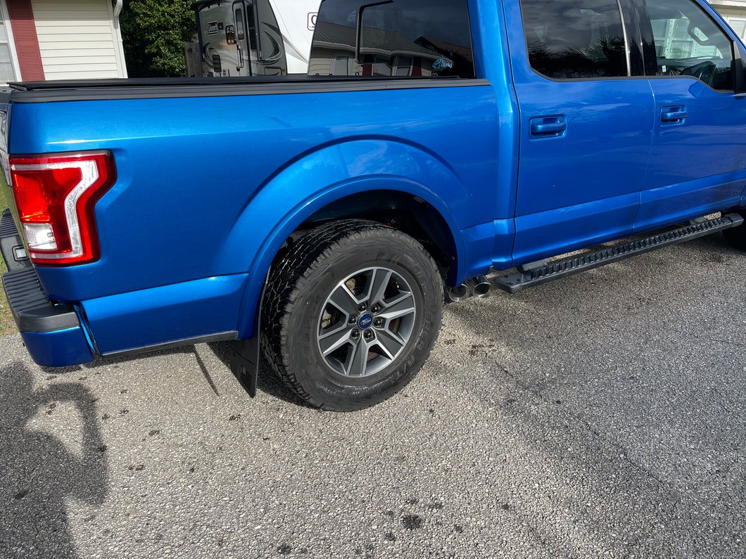 C&L Dual Exhaust System with Polished Tips; Side Exit (15-20 2.7L EcoBoost F-150)