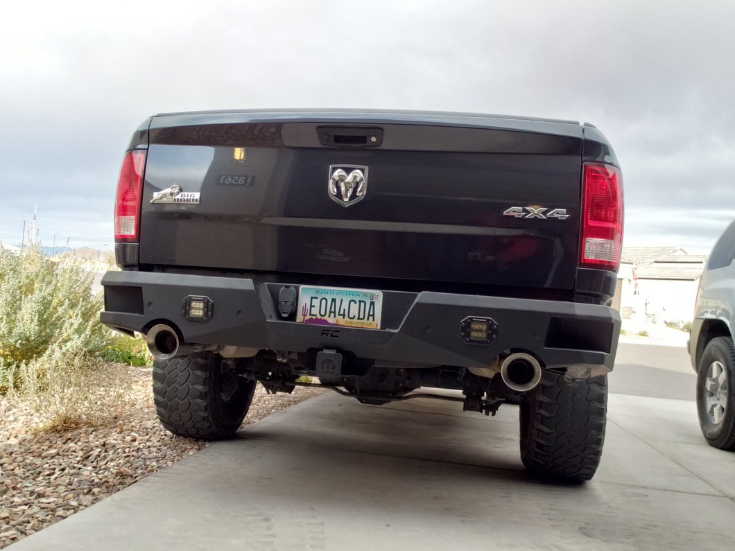 C&L Direct-Fit Aggressive Muffler with Polished Tips (09-18 5.7L RAM 1500 w/ Factory Dual Exhaust)