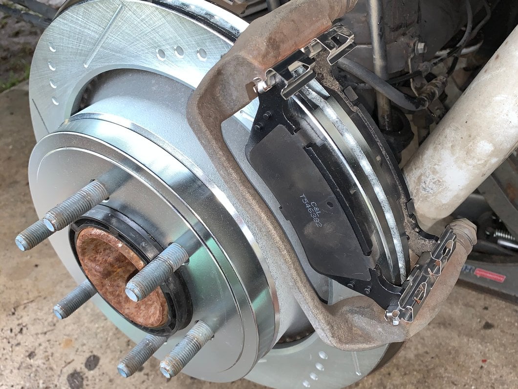 C&L Super Sport HD Brake Rotor and Pad Kit; Front and Rear (12-14 F-150; 15-17 F-150 w/ Manual Parking Brake)
