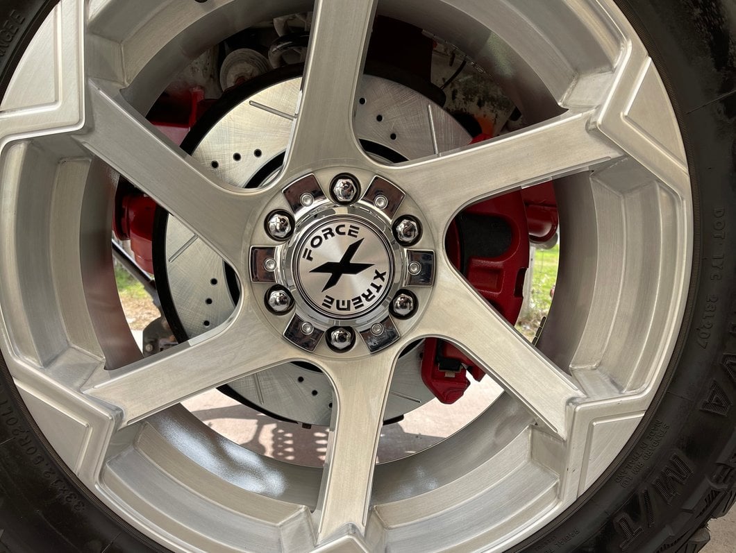 C&L Super Sport HD Cross Drilled and Slotted Rotors; Front Pair (10-20 F-150)