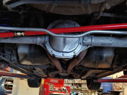 C&L Adjustable Panhard Bar; Red (05-14 Mustang)